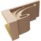 Ekena Millwork 8"W x 16"D x 8"H Wide Alma Rough Cedar Woodgrain TimberThane Corbel, Primed Tan CORUR08X16X08ALMRCPR - alternate 4